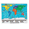 Color Your Own World Map Posters - 30 Pc. Image 1