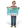 Color Your Own World Map Posters - 30 Pc. Image 2