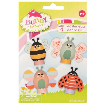 Colorbok Bunny Boutique Egg Decorating Kit-Bugs, Makes 4 Image 1