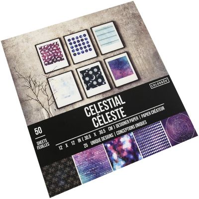 Colorbok Designer Paper 12"X12"-Celestial Image 1