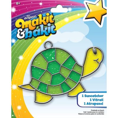 Colorbok Makit &amp; Bakit Suncatcher Kit-Turtle Image 1