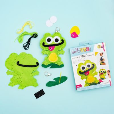 Colorbok Sew Cute! Felt Keychain-Frog Image 3