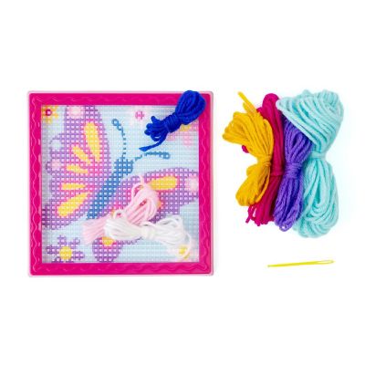 Colorbok Sew Cute! Needlepoint Kit-Butterfly Image 2