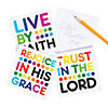 Colorful Bible Verse Notepads - 24 Pc. Image 1