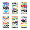 Colorful Bible Verse Posters - 6 Pc. Image 1