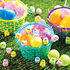 Colorful Chick-Filled Plastic Easter Eggs - 24 Pc. for Easter Fun Image 1