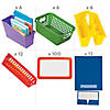 Colorful Classroom Storage Kit - 142 Pc. Image 1