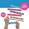Colorful Happy Easter Slap Bracelet Assortment - 50 Pc. Image 1