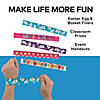 Colorful Happy Easter Slap Bracelet Assortment - 50 Pc. Image 2