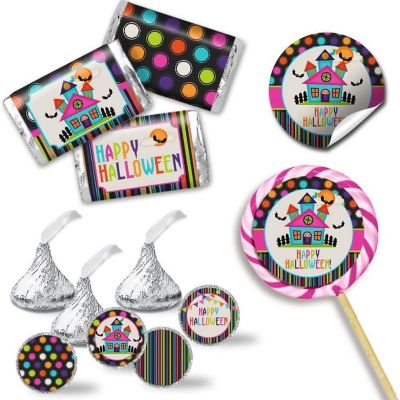 Colorful Haunted House Sticker Bundle 429pc. by AmandaCreation Image 1