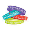 Colorful He is Risen Rubber Bracelets - 24 Pc. for Easter Events Image 1