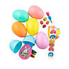 Colorful Large Pastel Stationery-Filled Easter Eggs - 24 Pc. Image 1