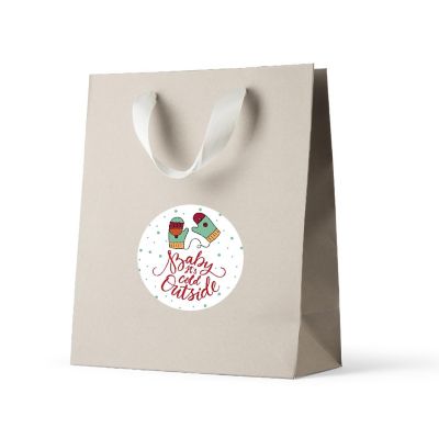 Colorful Mittens Christmas Gift Labels Image 1