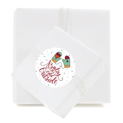 Colorful Mittens Christmas Gift Labels Image 2