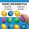 Colorful Mood Changing Egg-Shaped Stress Balls - 48 Pc. for Easter Fun Image 2