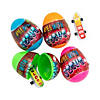 Colorful Roll with Jesus Skateboard-Filled Plastic Easter Eggs - 24 Pc. Image 1