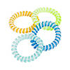 Colorful Stretchy Phone Cord Bracelets - 12 Pc. Image 1