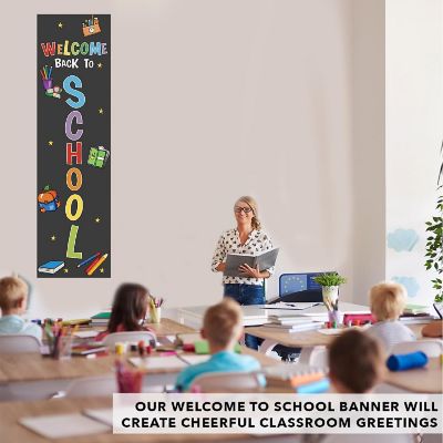 Colorful Vertical Welcome - 13 x 48 Inch Image 3