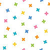 Colorful X Marks The Spot Peel & Stick Wallpaper Image 1