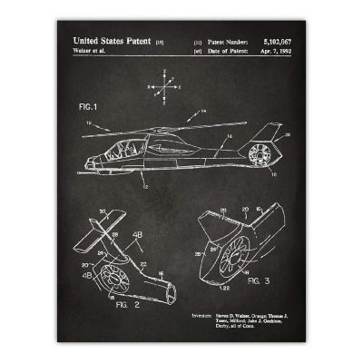 Comanche Helicopter Patent 8.5x11in Image 1