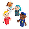 Community Helpers Stuffed Hand Puppets - 4 Pc. Image 1