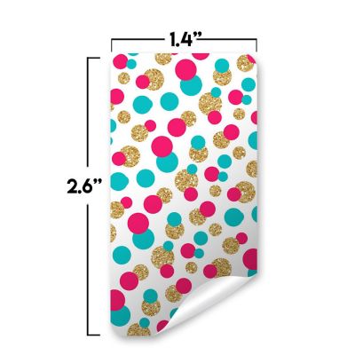 Confetti 16th Birthday Mini Candybar Wrappers 45pc. Image 1