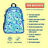 Confetti Blue 15 Inch Backpack Image 1