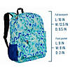Confetti Blue 16 Inch Backpack Image 3