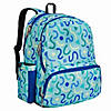 Confetti Blue 17 Inch Backpack Image 1