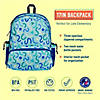 Confetti Blue 17 Inch Backpack Image 1