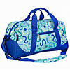 Confetti Blue Overnighter Duffel Bag Image 1