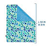 Confetti Blue Plush Baby Blanket Image 2
