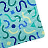 Confetti Blue Plush Baby Blanket Image 3