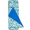 Confetti Blue Plush Nap Mat Image 1