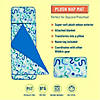 Confetti Blue Plush Nap Mat Image 1