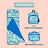 Confetti Blue Plush Nap Mat Image 2
