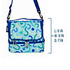 Confetti Blue Two Compartment Lunch Bag Image 4