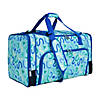 Confetti Blue Weekender Duffel Bag Image 1