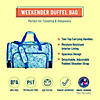 Confetti Blue Weekender Duffel Bag Image 1