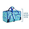 Confetti Blue Weekender Duffel Bag Image 3