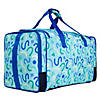 Confetti Blue Weekender Duffel Bag Image 4