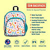 Confetti Peach 12 Inch Backpack Image 1