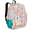 Confetti Peach 16 Inch Backpack Image 1