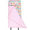 Confetti Peach Microfiber Toddler Nap Mat Image 1