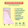 Confetti Peach Microfiber Toddler Nap Mat Image 1
