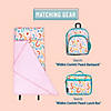 Confetti Peach Microfiber Toddler Nap Mat Image 2