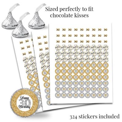 Confetti Polka Dot 30th Sticker Bundle 429pc. by AmandaCreation Image 1