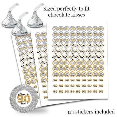 Confetti Polka Dot 90th Sticker Bundle 429pc. by AmandaCreation Image 1
