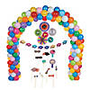 Congrats Graduation Rainbow Balloon Arch Decorating Kit - 164 Pc. Image 1