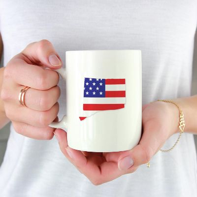 Connecticut US Flag Ceramic Mug Image 1